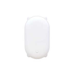 USB Hand Warmer Power Bank Two-in-one (Option: White Cat Ear Style-5000 MA)