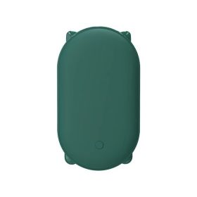 USB Hand Warmer Power Bank Two-in-one (Option: Green Cat Ear Style-5000 MA)