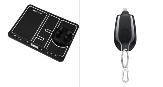 1500mAh Mini Power Emergency Pod Keychain Charger With Type-C Ultra-Compact Mini Battery Pack Fast Charging Backup Power Bank (Option: Set-For IPhone)