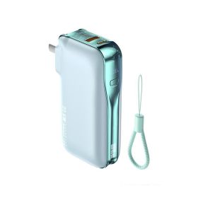 Large Capacity Fast Charge Digital Display Power Bank (Option: Glory Blue RPPto532-10000 MA)