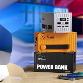 Large Capacity Outdoor Digital Display Mobile Power Supply (Option: Black-50000MAH)