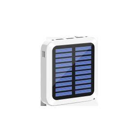 The Solar Power Bank Is Small And Portable (Option: White-10000Mah)